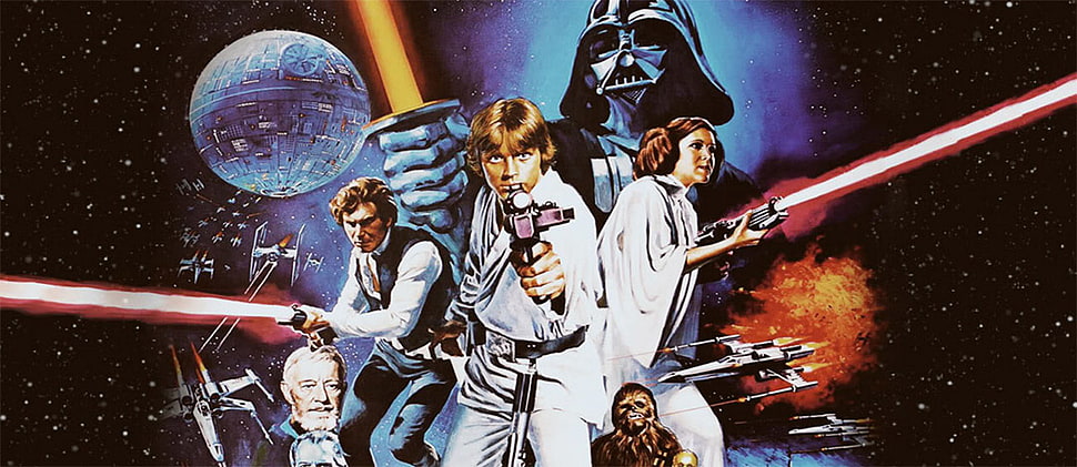 Star Wars poster HD wallpaper
