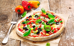 food photography of Pizza HD wallpaper