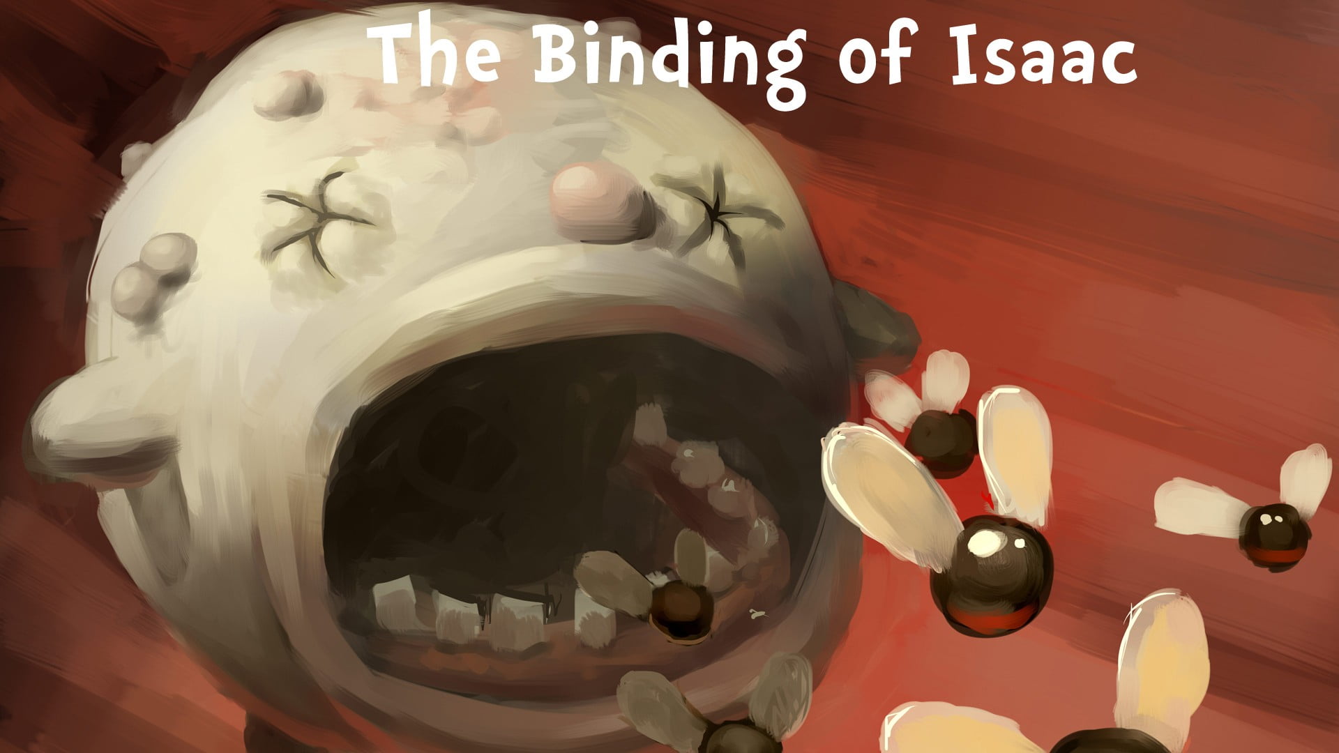 The binding of Isaac painting, Binding of Isaac, Duke of Flies, flies
