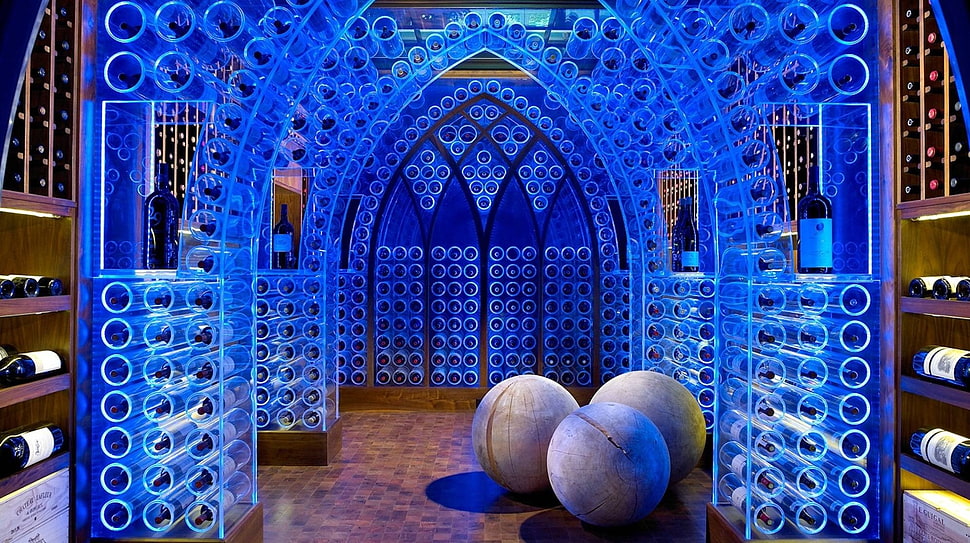 blue arbor, architecture HD wallpaper