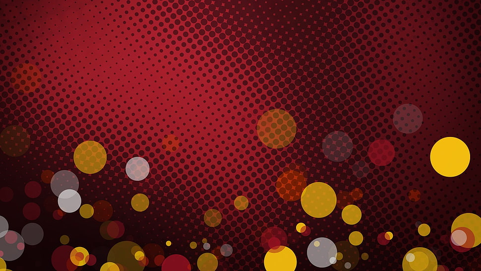 bokeh light, circle, texture, abstract, digital art HD wallpaper