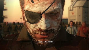 game digital wallpaper, Metal Gear Solid V: The Phantom Pain, Big Boss, Metal Gear Solid 
