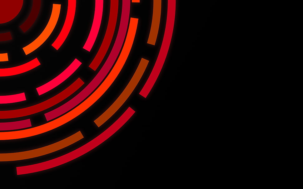 Pendulum, digital art, lines, simple background HD wallpaper