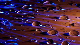 water droplets HD wallpaper