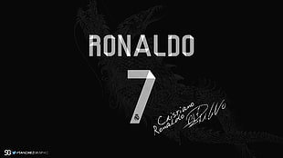 Cristiano Ronaldo 7 autograph