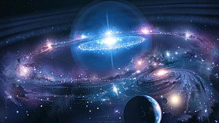 celestial bodies HD wallpaper