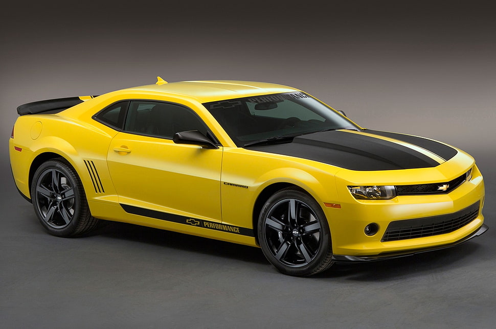 yellow Chevrolet Camaro HD wallpaper