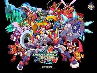 Capcom game cover, Mega Man, Mega Man ZX Advent, video games, Capcom