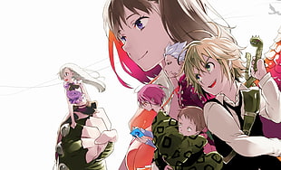 female anime character wallpaper, Nanatsu no Taizai, meliodas, Ban, Elizabeth Liones