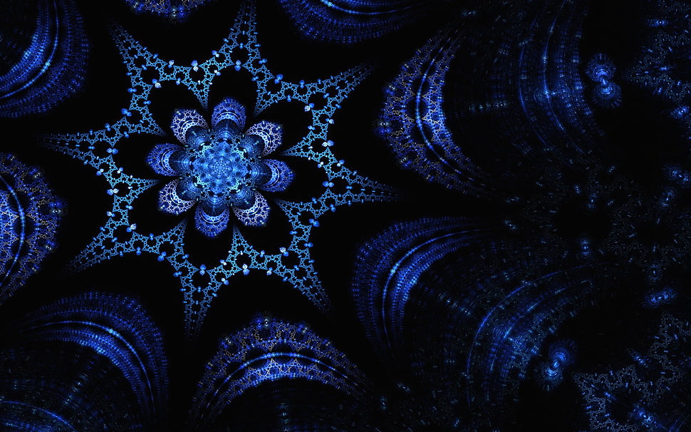 Flower,  Background,  Dark,  Lines HD wallpaper