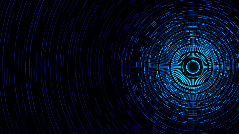 blue and black wallpaper, Digital Blasphemy, abstract HD wallpaper