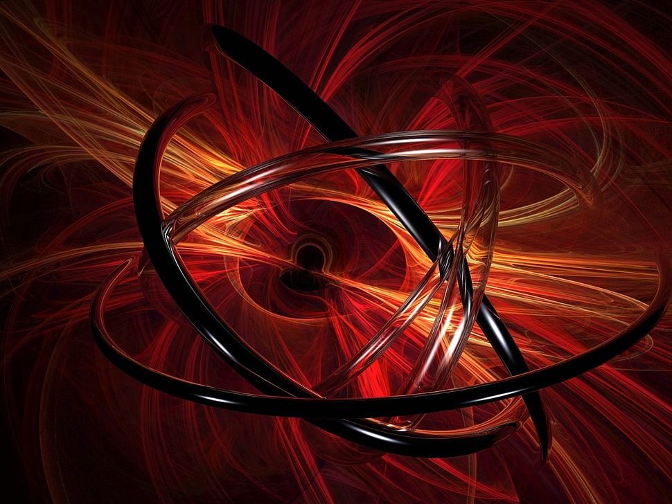 red and black electric cord HD wallpaper