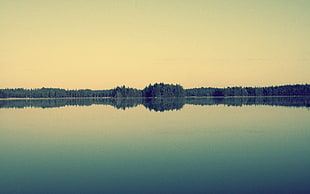 calm water, landscape, nature, water