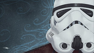 Storm Trooper illustration, Star Wars, stormtrooper, helmet, artwork HD wallpaper