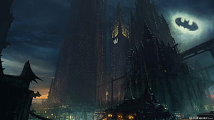 Batman Arkham City illustration HD wallpaper