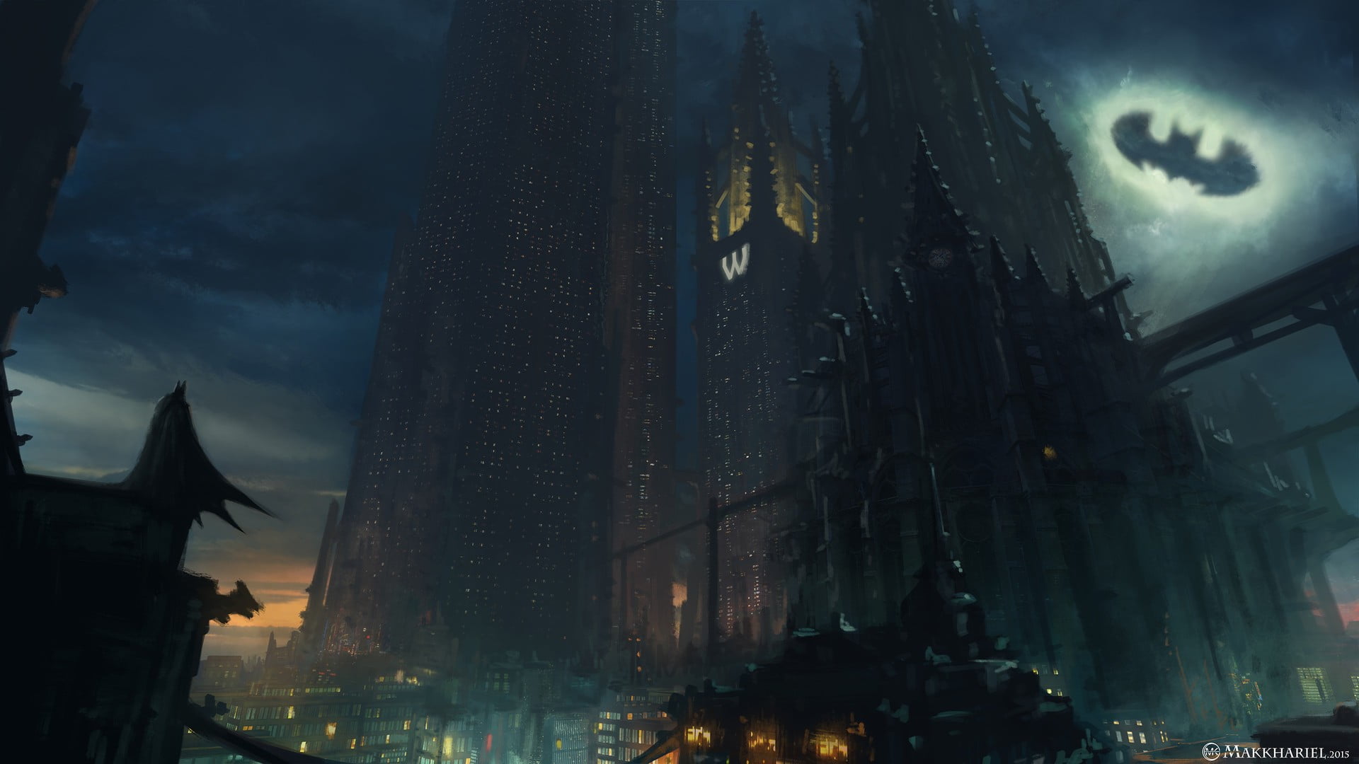Batman Arkham City illustration HD wallpaper | Wallpaper Flare