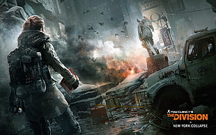 black and gray car engine bay, Tom Clancy's The Division, video games HD wallpaper
