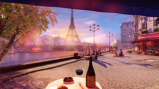 wine glass and bottle, BioShock Infinite: Burial at Sea, Elizabeth (BioShock), BioShock Infinite, video games