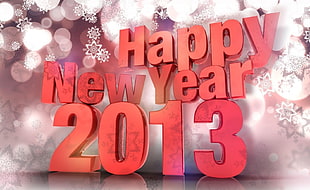 Happy New Year 2013 greetings HD wallpaper
