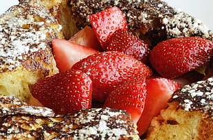 Strawberry cake HD wallpaper