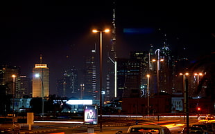cityscape during nighttime