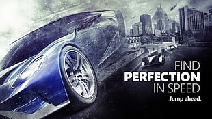 Find perfection in speed jump ahead digital wallpaper