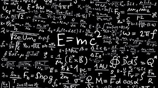 E+mc2 formulas HD wallpaper
