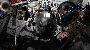 Batman The Dark Knight mask, MessenjahMatt, Batman, mask, Joker
