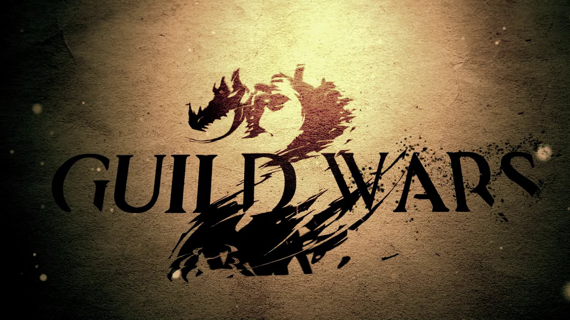 Guild Wars logo, Guild Wars 2, video games, dragon, typography