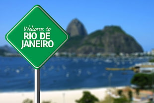 Rio De Janeiro signage, nature, landscape, mountains, Brasil HD wallpaper