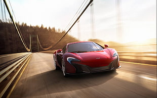 red coupe, McLaren P1, McLaren, car, vehicle HD wallpaper
