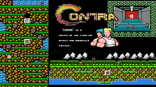 Contra game application, contra, retro games, video games HD wallpaper