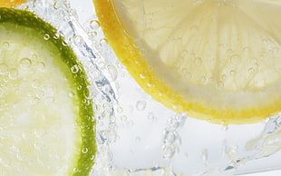 Lime,  Lemon,  Water,  Drops HD wallpaper