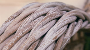brown wicker