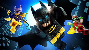 Lego Batman, Robinhood, and Catwoman