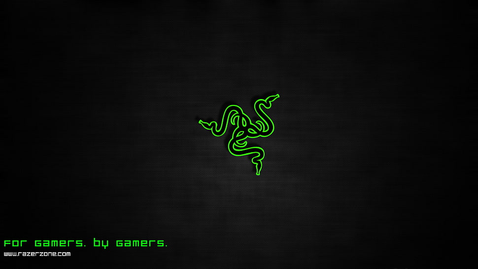 black and green Razer gaming mouse, Razer, green HD wallpaper
