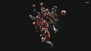 Michael Jordan wallpaper, Michael Jordan, Chicago Bulls, basketball HD wallpaper
