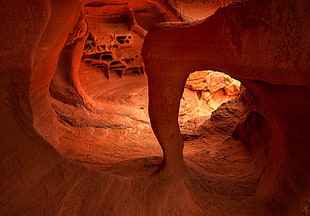 grand canyon interior, nature, cave, stones, abstract