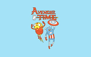 Avenger Time graphic art, Adventure Time HD wallpaper