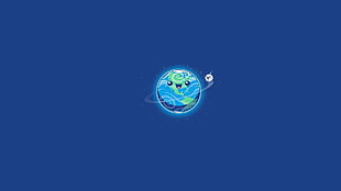 planet earth graphic art HD wallpaper