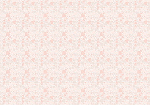 pink and white floral surface