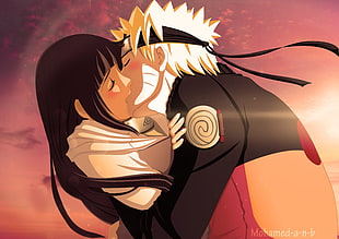 Naruto and Hinata anime poster