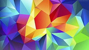 multicolored wallpaper art