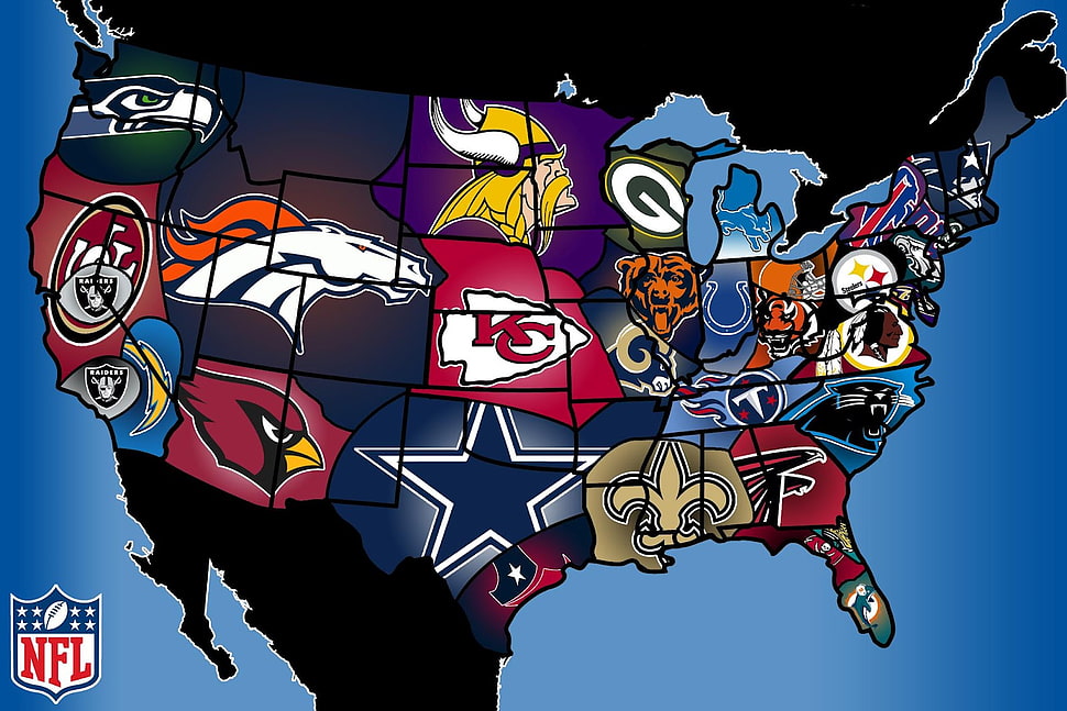 NFL sports logo wallpaper HD wallpaper