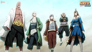 Naruto five kage poster