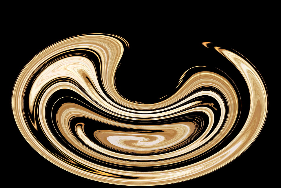 brown and black abstract painting HD wallpaper
