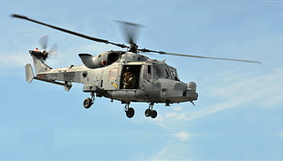 grey helicopter