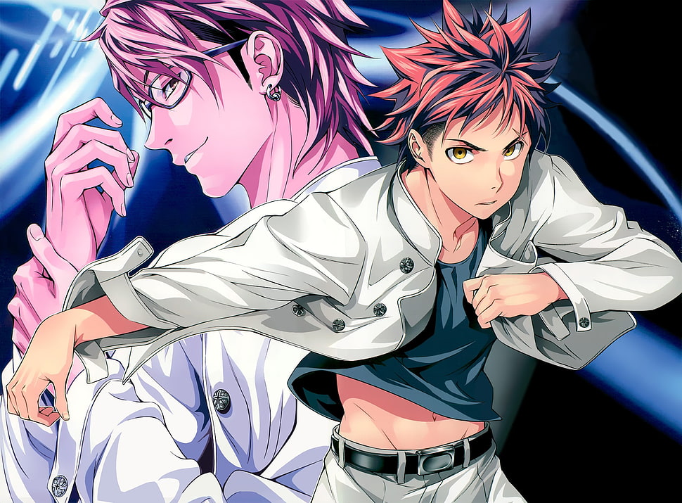 fictional male character digital wallpaper, anime, manga, Shokugeki no Souma HD wallpaper