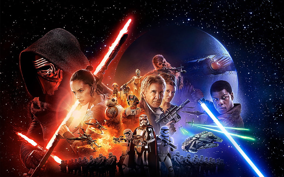 Star Wars wallpaper, Star Wars: The Force Awakens, Star Wars HD wallpaper