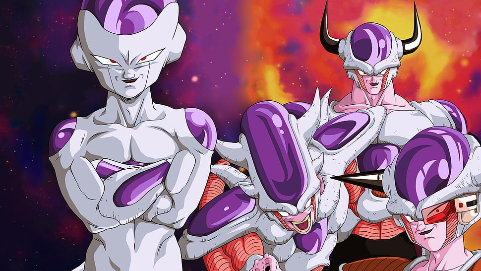 Dragonball Frieza evolution collage digital wallpaper, Dragon Ball Z HD wallpaper